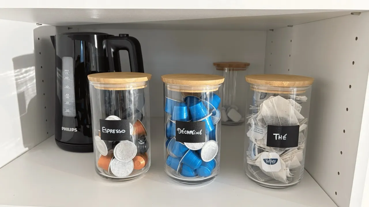 Café, décaféiné et thé offerts
